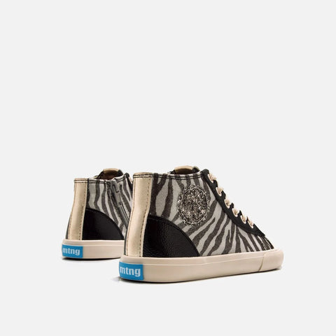 Botines Barefoot Mustang 49322 Tiger Off White