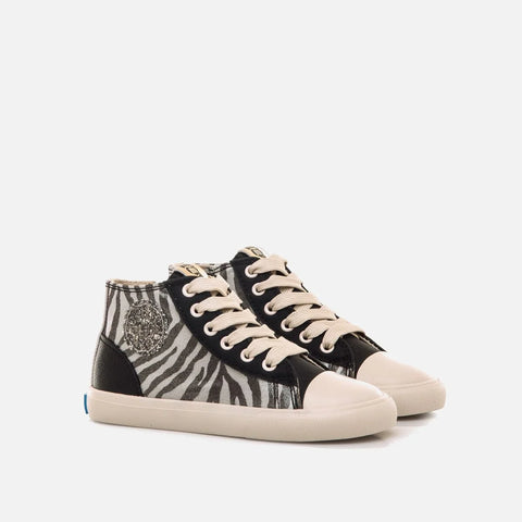 Botines Barefoot Mustang 49322 Tiger Off White