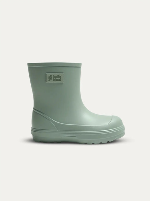 Botas de agua infantil Barefoot Hello Bland Everest Salvia