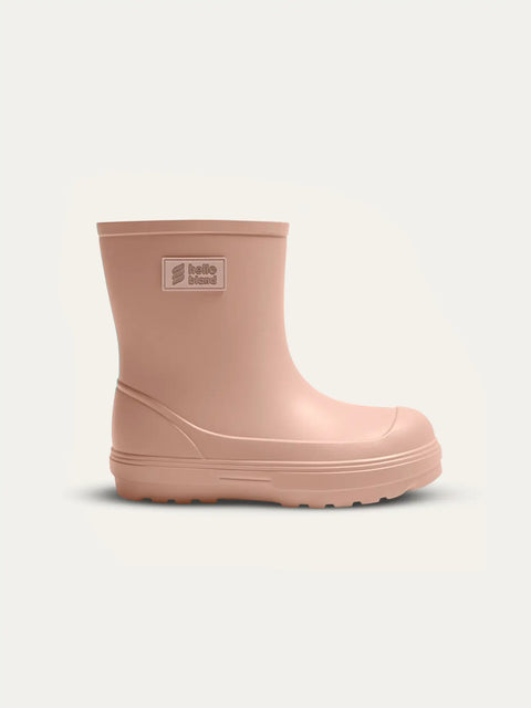 Botas de agua infantil Barefoot Hello Bland Everest Rosa