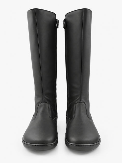 Botas de Piel Respetuosas Flexi Nens 9091-S Salvaje Negro