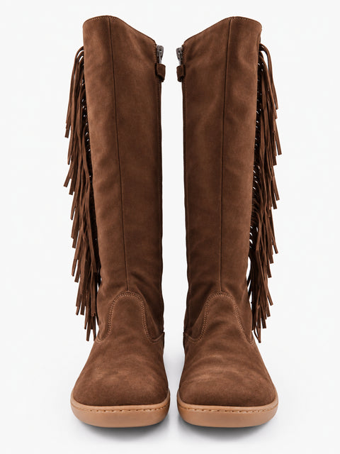 Botas de Piel Respetuosas Flexi Nens 9094-S Serraje Roble