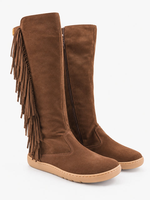 Botas de Piel Respetuosas Flexi Nens 9094-S Serraje Roble