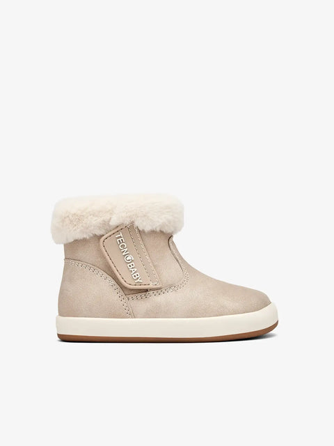Botas Respetuosas Conguitos TecnoBaby Pelo Beige