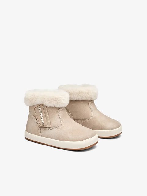 Botas Respetuosas Conguitos TecnoBaby Pelo Beige