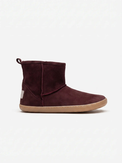 Botin Mujer Barefoot Chetto Serraje Burdeos