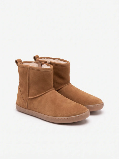 Botin Mujer Barefoot Chetto Serraje Camel