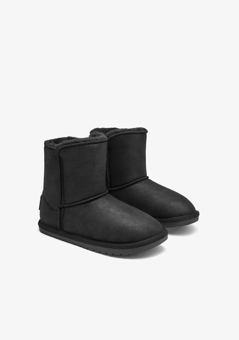 Botines Barefoot Australianos B&W - Negro