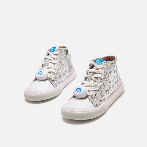 Botines Barefoot Mustang Luces 49339 Glist Silver