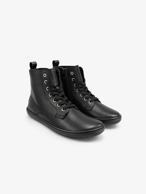 Botines de piel Barefoot Chetto Negro
