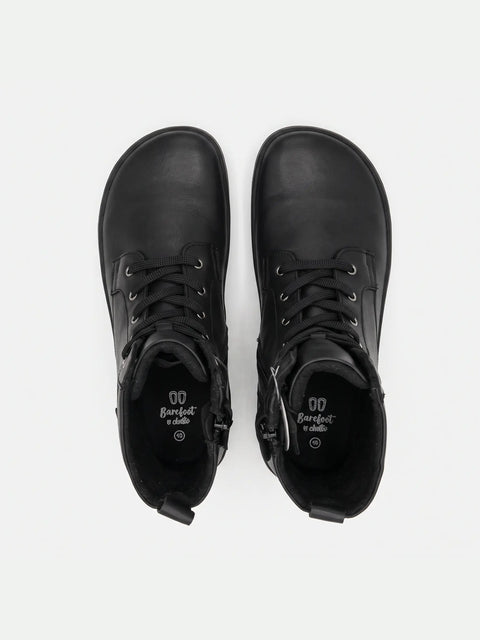 Botines de piel Barefoot Chetto Negro