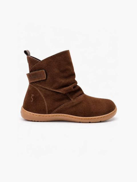 Botines de Piel Respetuosas Flexi Nens 9075-S Serraje Marrón