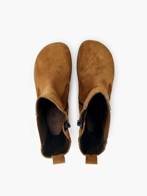 Botines de Piel Respetuosos Coqueflex Nara Marrón