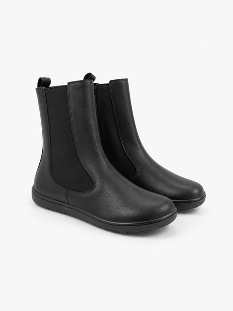 Botines de Piel Respetuosos Coqueflex Nara Negro