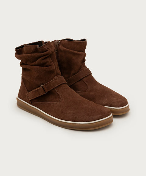 Botines de Piel Respetuosos Coqueflex Noa Marrón