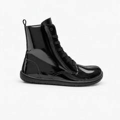 Botines de Respetuosos Coqueflex Kira Negro Brillo