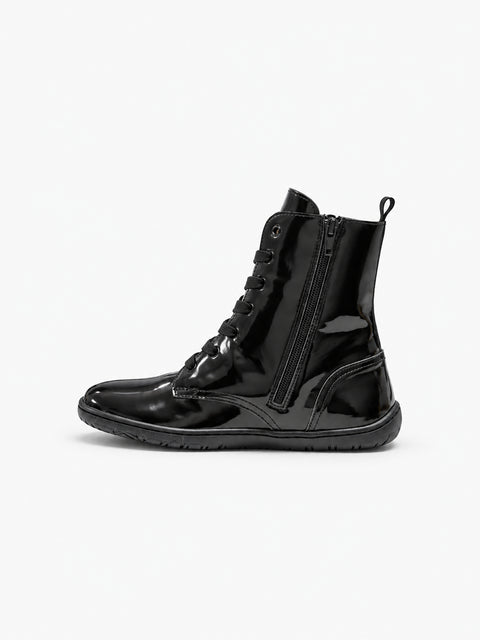 Botines de Respetuosos Coqueflex Kira Negro Brillo