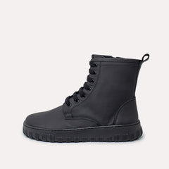 Botines Piel Respetuosas MUM Barefoot - Aria Negro