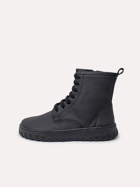 Botines Piel Respetuosas MUM Barefoot - Aria Negro