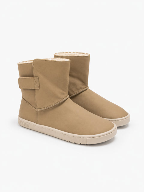 Botines de piel Respetuosos Blanditos Hielo Arena
