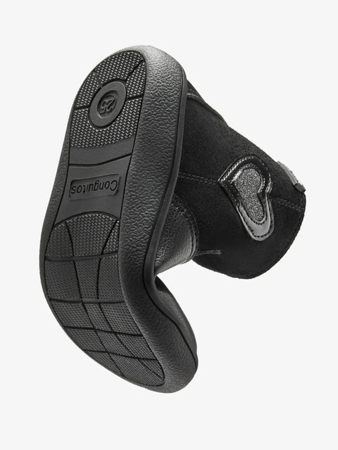 Botines Respetuosos Conguitos GoFlex Corazón Negro