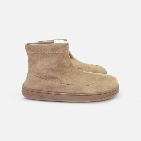 Botines Respetuosos Terreta Perleta Licra Ante Beig Camel