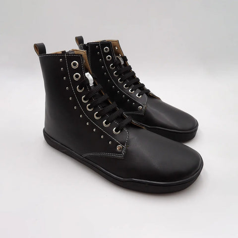 Botines Respetuosos Terreta Sénia Tachas Negro - Kukinos