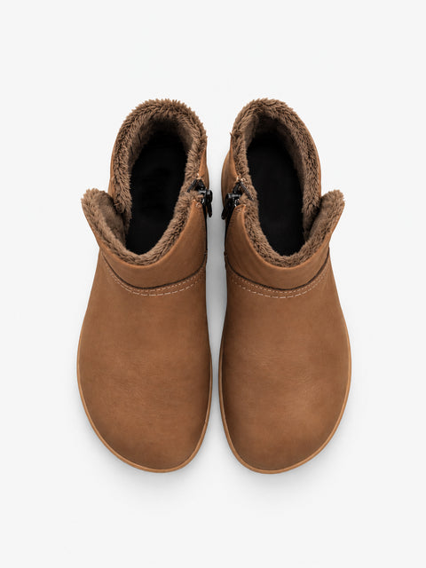 Botines Respetuosos Vivant V-2750 - Piel de Nobouck Taupe