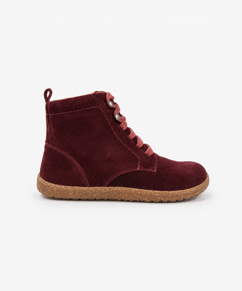 Botines Respetuosos Vivant V-2763 Serraje Burdeos