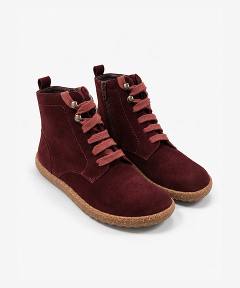 Botines Respetuosos Vivant V-2763 Serraje Burdeos