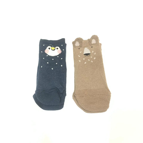 Calcetines Attipas Pack 2 Bear & Penguin - Kukinos