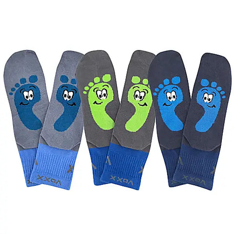 Calcetines Respetuosos Voxx Azul Infantil PACK 3 - Kukinos