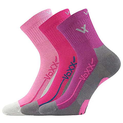 Calcetines Respetuosos Voxx Rosa Infantil PACK 3 - Kukinos