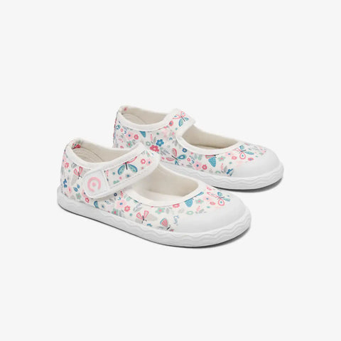 Merceditas de lona Respetuosas Conguitos Goflex Flores