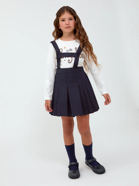 Merceditas Escolares Respetuosas Conguitos GoFlex - Marino