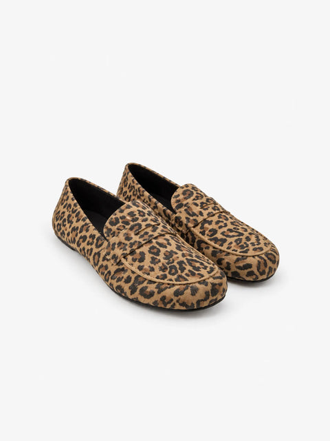 Mocasines Respetuosos Coqueflex 4395 Leopardo Arena