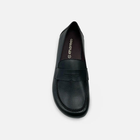 Mocasines Respetuosos Coqueflex 4395 Micropelle Negro