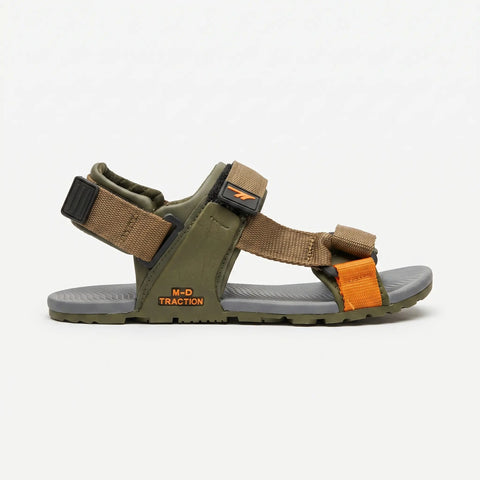 Sandalias Barefoot Hi-Tec Ula Oliva Respetuosas