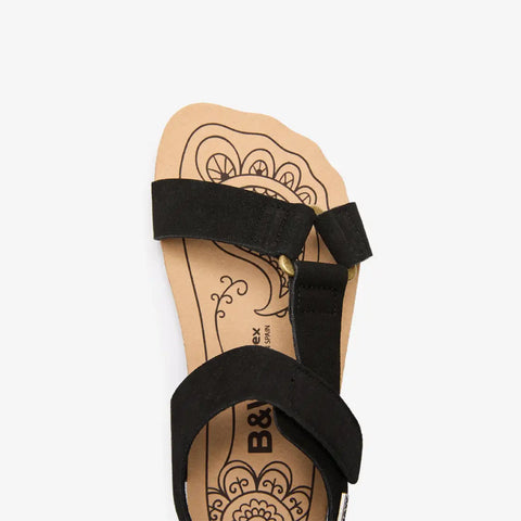 Sandalias Mujer Barefoot Respetuosas B&W GoFlex Negro