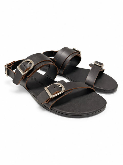Sandalias Barefoot Mujer Coqueflex 1567 Vaqueta Negro