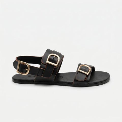 Sandalias Barefoot Mujer Coqueflex 1567 Vaqueta Negro