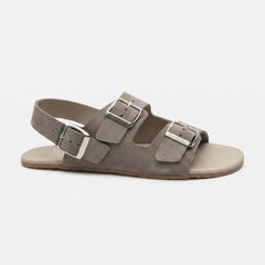 Sandalias Barefoot Respetuosas Coqueflex Suede Taupe