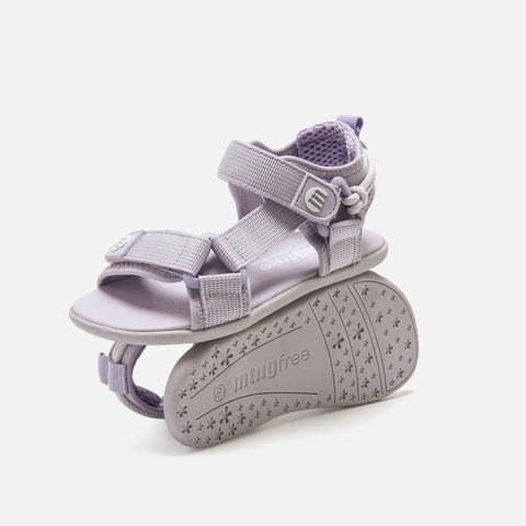 Sandalias Barefoot Respetuosas Mustang 49375 Nylon Strap Lila
