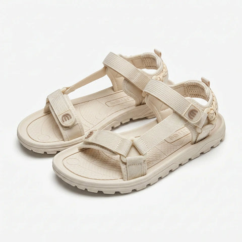 Sandalias Barefoot Mustang Solana 85517 Respetuosas - Beige