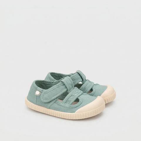 Sandalias de Lona Respetuosas Igor Berri Nuevo Matcha horma Wide