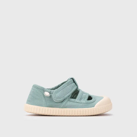 Sandalias de Lona Respetuosas Igor Berri Nuevo Matcha horma Wide