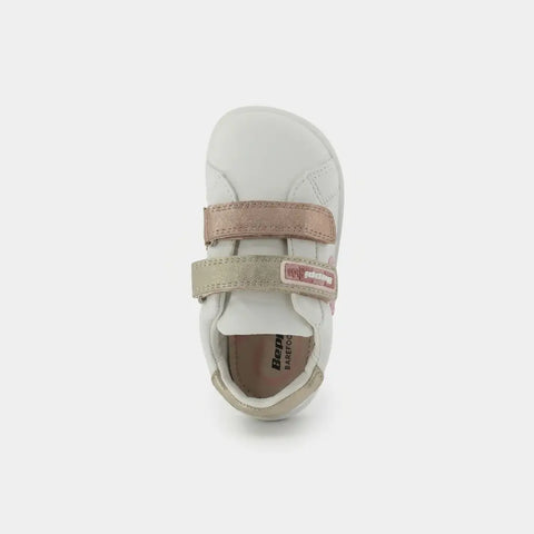 Zapatillas Respetuosas Beppi Blanco/Dorado con corazones