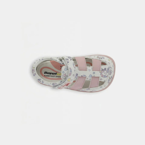 Sandalias Respetuosas Beppi Unicornio Blanco/Rosa