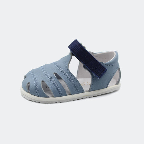 Sandalias Respetuosas Blanditos Amarra Azul