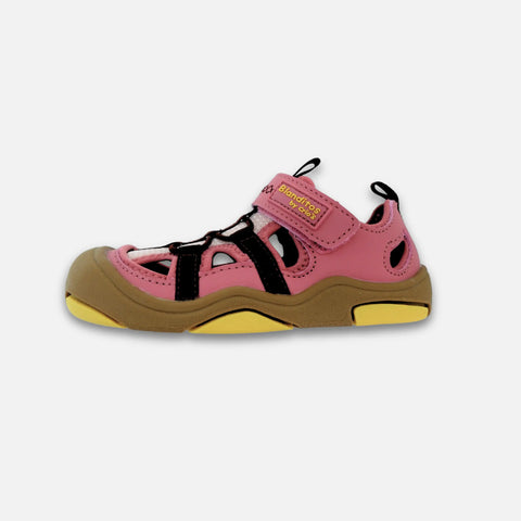 Sandalias Respetuosas Blanditos Olimpo Rosa y Granate